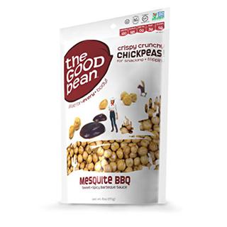 Crispy Crunchy Chickpeas for Snacking + Topping, Mesquite BBQ Sauce