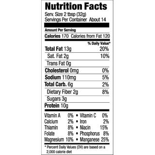 Peanut Butter Spread, Creamy, Extra Protein