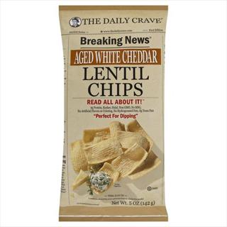 Lentil Chips, Aged White Cheddar