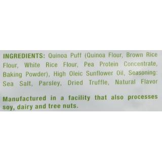 Quinoa Puffs, Sea Salt Truffle