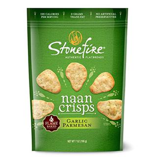 Naan Crisps, Garlic Parmesan