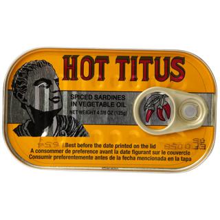 Spiced Sardines in Vegetable Oil